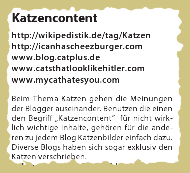Katzencontent / c’t 17/2007